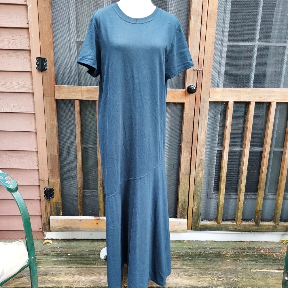 JW Anderson x Uniqlo Casual Blue Maxi Dress